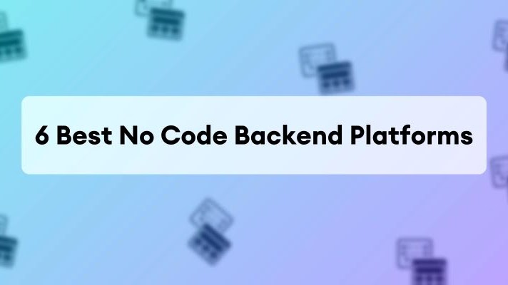 No Code Backend Platforms
